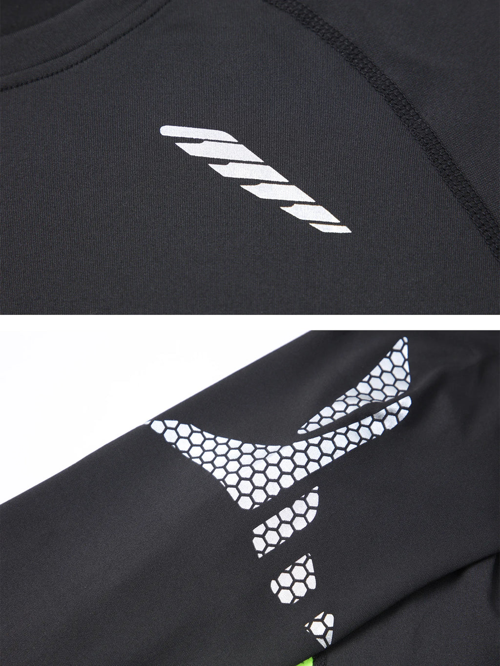 5 Pack Men's Compression Shirts Long Sleeve Workout Gym T-Shirt Running Top Cool Dry Sports Baselayer Undershirts
