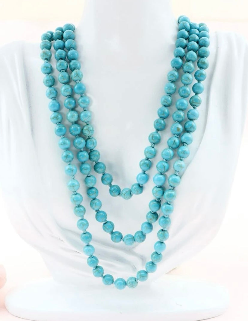 Layered turquoise Necklaces