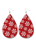 Load image into Gallery viewer, Christmas Earrings Leather
